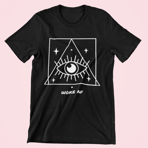 NEW Woke AF Graphic shirt soft S-4X top womens - Picture 2 of 6